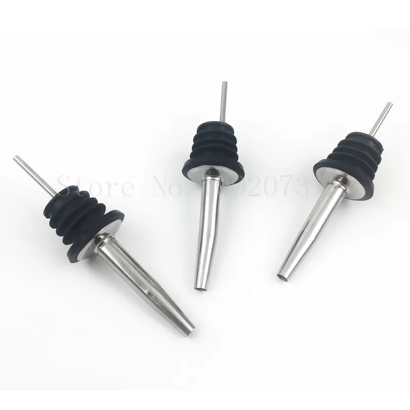 5pcslot Stainless Wine Olive Oil Pourer Dispenser Spout Glass Bottle Pourer Flow Nip Pour Shot (14)