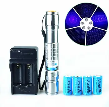 High Power Blue Laser Pointers 500000m 450nm LAZER flashlight Burning Match/Paper/Dry Wood/candle/black/cigarettes+charger+box
High Power Blue Laser Pointers 500000m 450nm LAZER flashlight Burning Match/Paper/Dry Wood/candle/black/cigarettes+charger+box