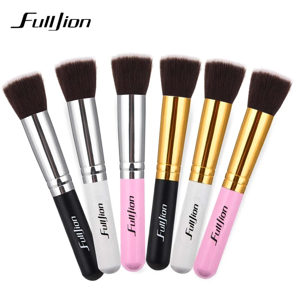 Fulljion 1Pcs Wood Handle Foundation Brush Multi-function Blush Powder Brush Synthetic Hair Makeup Brushes 7 Colors To Choose
Fulljion 1Pcs Wood Handle Foundation Brush Multi-function Blush Powder Brush Synthetic Hair Makeup Brushes 7 Colors To Choose