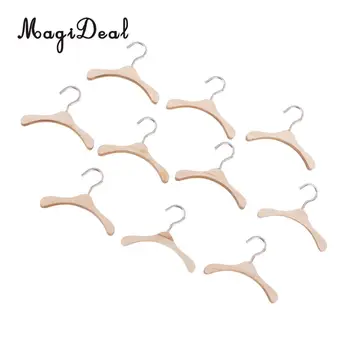 MagiDeal High Quality 10Pcs/Lot 6cm Wooden Clothes Hanger Metal Hook for BJD Dolls Dollhouse Decoration Accs
MagiDeal High Quality 10Pcs/Lot 6cm Wooden Clothes Hanger Metal Hook for BJD Dolls Dollhouse Decoration Accs