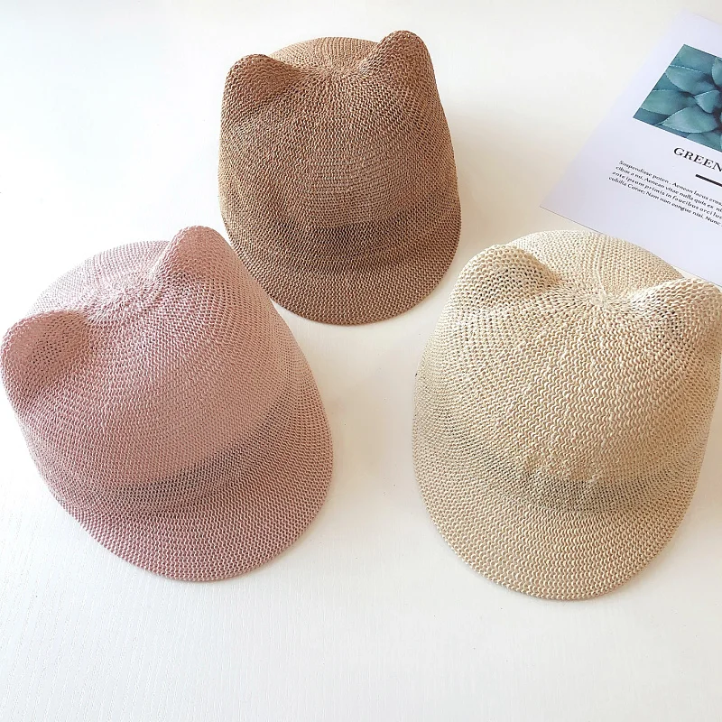 New Straw Baby Cap for Boy Girl Solid Summer Baby Sun Hat with Ears Beach Kids Snapback Hats Children Baseball Cap 1 PC
New Straw Baby Cap for Boy Girl Solid Summer Baby Sun Hat with Ears Beach Kids Snapback Hats Children Baseball Cap 1 PC