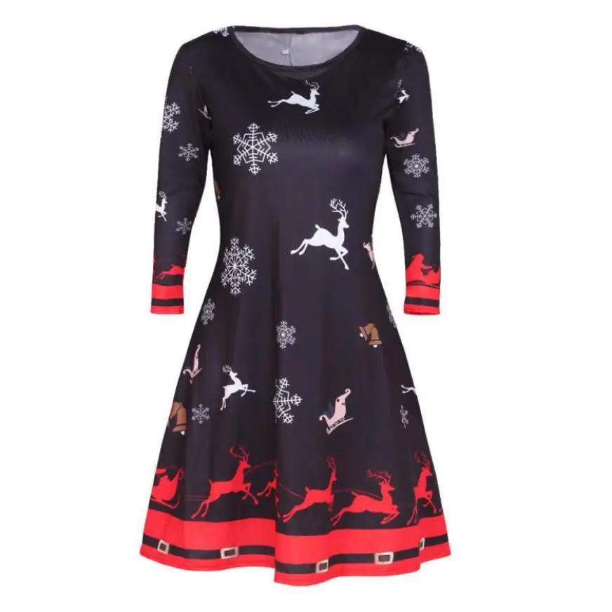 Christmas Santa Skater Ladies Snowman Swing Dress Womens Xmas High Quality Women Fashion 2018 Vestidos De Mujer #20
Christmas Santa Skater Ladies Snowman Swing Dress Womens Xmas High Quality Women Fashion 2018 Vestidos De Mujer #20