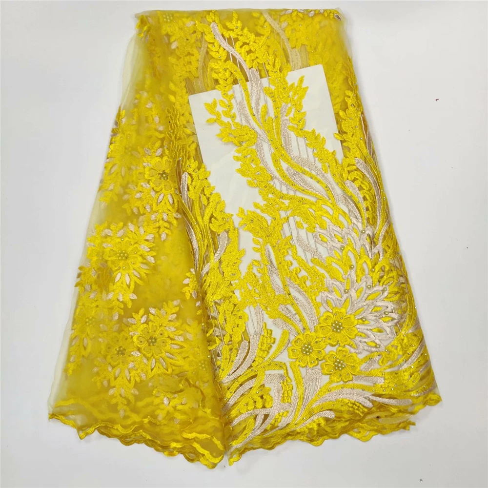 Net French Lace Material High Quality French Net African Lace Fabric With bead Nigerian Wedding African Lace
Net French Lace Material High Quality French Net African Lace Fabric With bead Nigerian Wedding African Lace