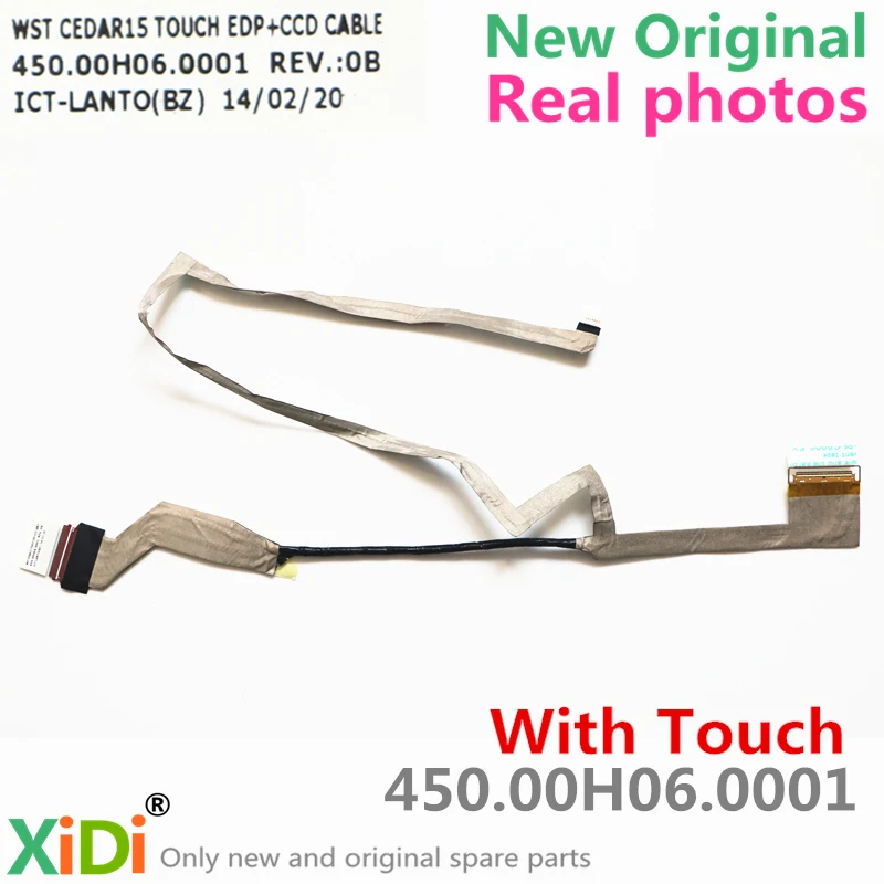 New 450.00H06.0001 For Dell Inspiron 3541 3542 3543 3549 7542 5542 Lcd Lvds Cable With Touch 40pin
New 450.00H06.0001 For Dell Inspiron 3541 3542 3543 3549 7542 5542 Lcd Lvds Cable With Touch 40pin