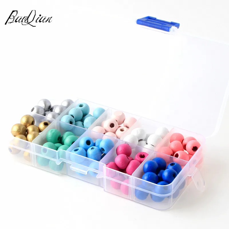 1Box Round Shape Colorful Spacer Wood Beads For Kids Jewelry Making Necklace Lead-free Loose Beads
1Box Round Shape Colorful Spacer Wood Beads For Kids Jewelry Making Necklace Lead-free Loose Beads