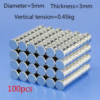 100pcs DIY the NdFeB magnet D5x3 small circular magnet strength suction iron magnet
100pcs DIY the NdFeB magnet D5x3 small circular magnet strength suction iron magnet