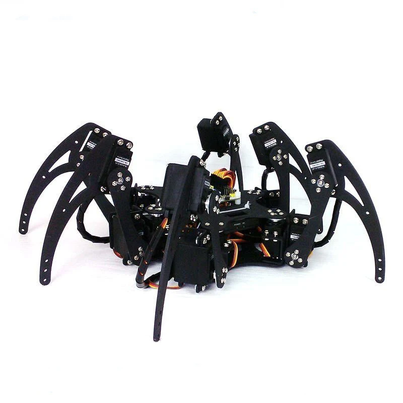 hexapod bionic robot / 6 legs spider/spider robot/metal stent/teaching/ experiment platform
hexapod bionic robot / 6 legs spider/spider robot/metal stent/teaching/ experiment platform