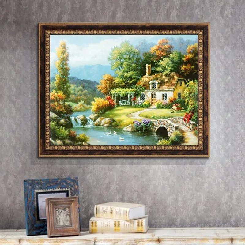DIY 5D Diamond Embroidery Landscape Handmade Diamond Painting Beautiful Village Needlework Mosaic Cross Stitch Home Decor H
DIY 5D Diamond Embroidery Landscape Handmade Diamond Painting Beautiful Village Needlework Mosaic Cross Stitch Home Decor H