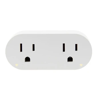 Double-Control Us Smart Wifi Plug Timer Socket Home Automation With Alexa Echo Control App For Iphone Android Smart Home(US Pl
Double-Control Us Smart Wifi Plug Timer Socket Home Automation With Alexa Echo Control App For Iphone Android Smart Home(US Pl