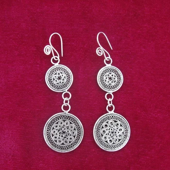 Hot sale new StyleHot >Ethnic style Miao Xiang Vintage palace ear ornaments handmade Miao Yinhua double copper drum earring
Hot sale new StyleHot >Ethnic style Miao Xiang Vintage palace ear ornaments handmade Miao Yinhua double copper drum earring