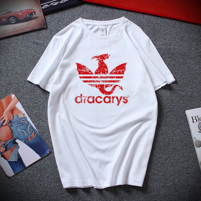 Dracarys T-shirt TV play Unisex Shirt Clothing Daenerys Song of Ice and Fire Printed Men Summer Tops Harajuku Casual Tee Shirts
Dracarys T-shirt TV play Unisex Shirt Clothing Daenerys Song of Ice and Fire Printed Men Summer Tops Harajuku Casual Tee Shirts