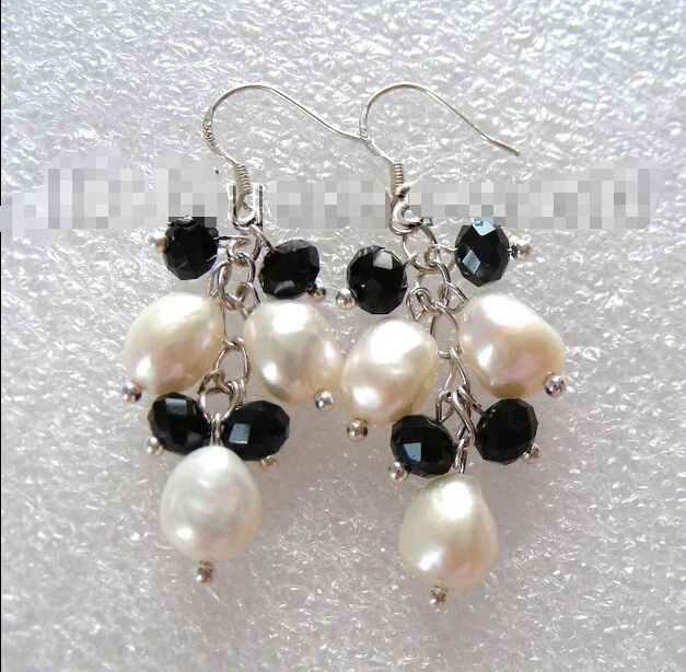 WONDERFUL 11mm baroque WHITE natural pearls &crystal earrings b1382Noble style Natural Fine jewe fast SHIPPING
WONDERFUL 11mm baroque WHITE natural pearls &crystal earrings b1382Noble style Natural Fine jewe fast SHIPPING