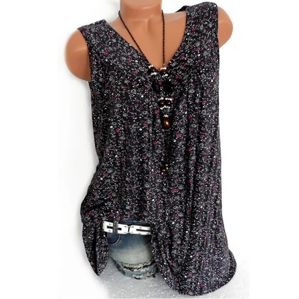 Litthing 2019 Harajuku Print Ladies Tops korean Sleeveless Blouse V-Neck Women Tops Tunic Womens Tops And Blouses Boho Clothing
Litthing 2019 Harajuku Print Ladies Tops korean Sleeveless Blouse V-Neck Women Tops Tunic Womens Tops And Blouses Boho Clothing