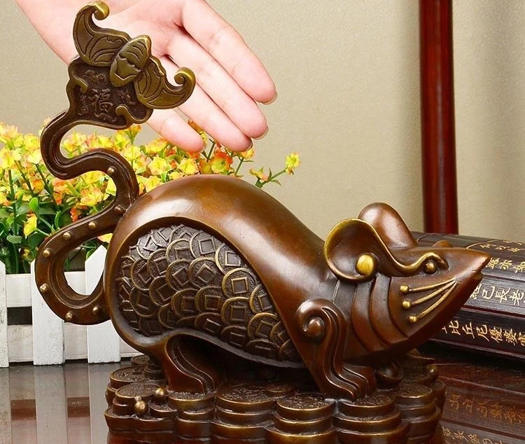 9 China Pure Red Copper Zodiac Fu Bat Yuanbao Wealth Money Mice Mouse Rat Statue
9 China Pure Red Copper Zodiac Fu Bat Yuanbao Wealth Money Mice Mouse Rat Statue