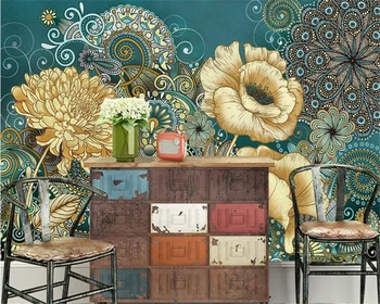 beibehang behang Papel de parede high-grade silk fabric wallpaper hand-painted vintage floral European wallpaper for kids room
beibehang behang Papel de parede high-grade silk fabric wallpaper hand-painted vintage floral European wallpaper for kids room