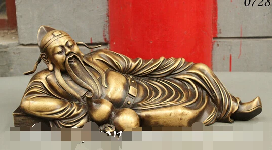 shitou 002735 18" Famous Poet Chinese Pure Bronze LiBai Li Po Drunken Gourd Statue Sculpture
shitou 002735 18" Famous Poet Chinese Pure Bronze LiBai Li Po Drunken Gourd Statue Sculpture