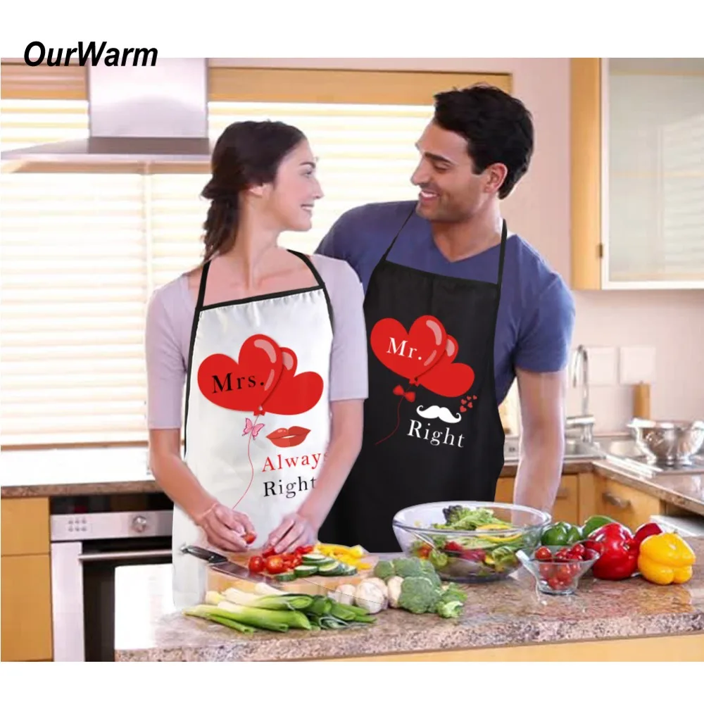 OurWarm Mr and Mrs Kitchen Aprons Wedding Gift for Couple Cooking Apron Baking Cooking Restaurant Accessories Wedding Souvenirs
OurWarm Mr and Mrs Kitchen Aprons Wedding Gift for Couple Cooking Apron Baking Cooking Restaurant Accessories Wedding Souvenirs