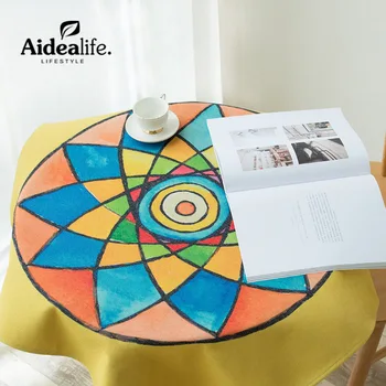 High Quality Textile Products Waterproof Anti-oil rosette yellow coffee table cloths for home party table cover round
High Quality Textile Products Waterproof Anti-oil rosette yellow coffee table cloths for home party table cover round