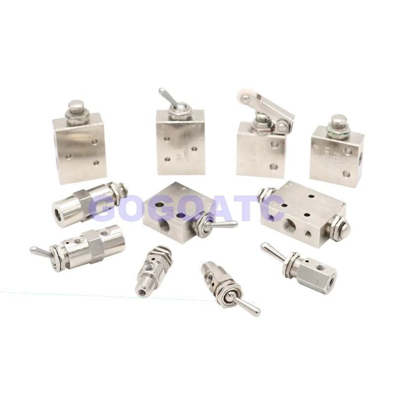 3 port Push button spring return Pinned lever Air pilot operator Manual Mechanical valve TAC2-41V 41P 31V 31P 3p 3v 3S 41pp 4pp
3 port Push button spring return Pinned lever Air pilot operator Manual Mechanical valve TAC2-41V 41P 31V 31P 3p 3v 3S 41pp 4pp