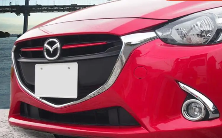 2pcs Red ABS Chrome Front Grill Cover Trims Strip Accessories For Mazda 3 BN Axela M3 2017
2pcs Red ABS Chrome Front Grill Cover Trims Strip Accessories For Mazda 3 BN Axela M3 2017