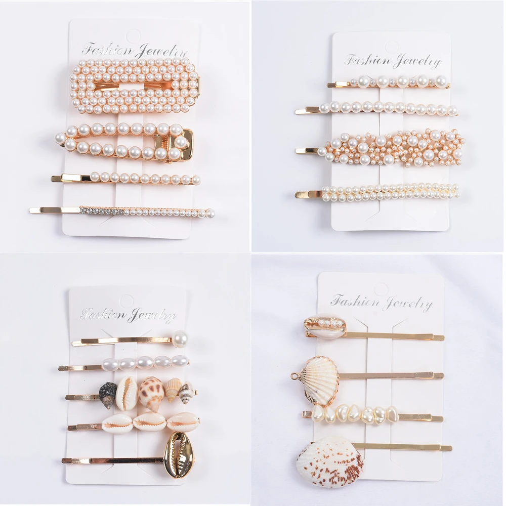 New Women's Za Hair Clip Hair Jewelry Sea Shell Hairwear Hairpins Femme Acrylic Faux Pearl Long Barrettes Crystal Hairclips
New Women's Za Hair Clip Hair Jewelry Sea Shell Hairwear Hairpins Femme Acrylic Faux Pearl Long Barrettes Crystal Hairclips