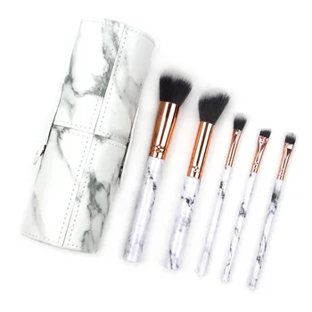 5Pcs/Set Pro Marbling Makeup Brushes Kit Power Beauty Make Up Brush Cosmetic Tools With Marble Pattern Cylinder PU Brush Bag
5Pcs/Set Pro Marbling Makeup Brushes Kit Power Beauty Make Up Brush Cosmetic Tools With Marble Pattern Cylinder PU Brush Bag