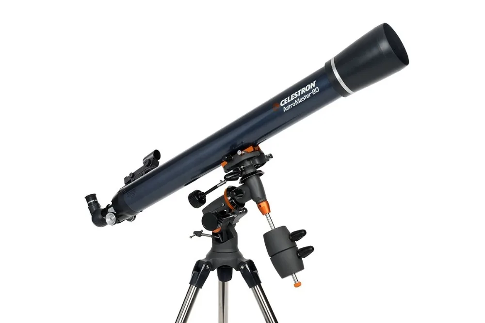 CELESTRON Professional AstroMaster 90EQ Newtonian Reflector Telescope Red Dot Finderscope CG-3 Equatorial Tripod
CELESTRON Professional AstroMaster 90EQ Newtonian Reflector Telescope Red Dot Finderscope CG-3 Equatorial Tripod