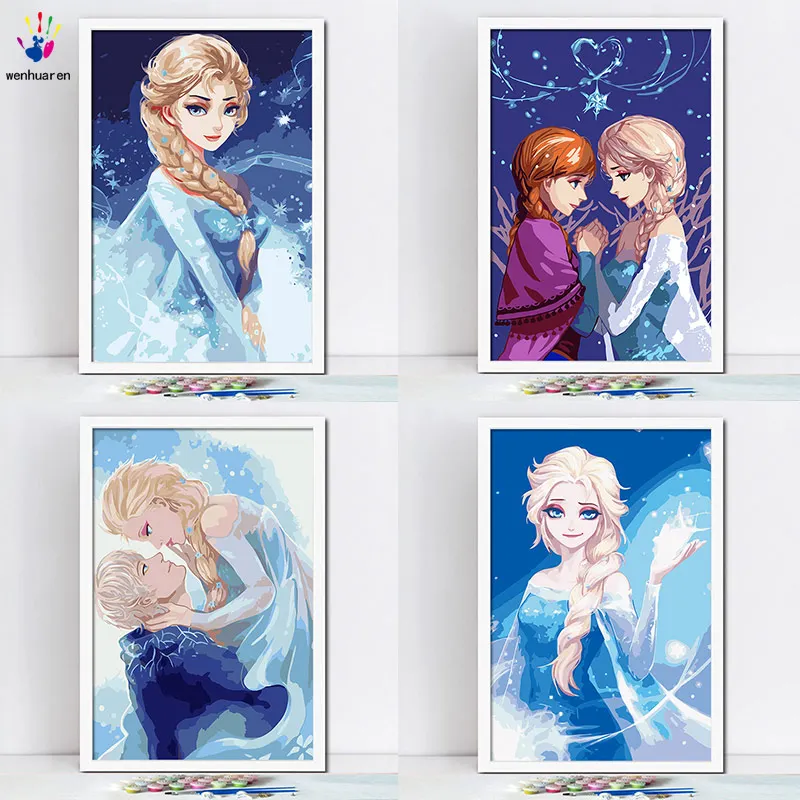Diy paints by numbers picture painting by numbers with kits Frozen Elsa Anna Cartoon Decorative hanging painting Handmade gift
Diy paints by numbers picture painting by numbers with kits Frozen Elsa Anna Cartoon Decorative hanging painting Handmade gift