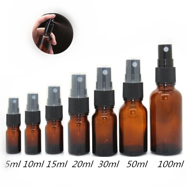 5-100ml Amber Glass Pump Atomizer Bottle Essential Oil Perfume Water Vial Black Lid Spray Bottles Women Cosmetic Container
5-100ml Amber Glass Pump Atomizer Bottle Essential Oil Perfume Water Vial Black Lid Spray Bottles Women Cosmetic Container