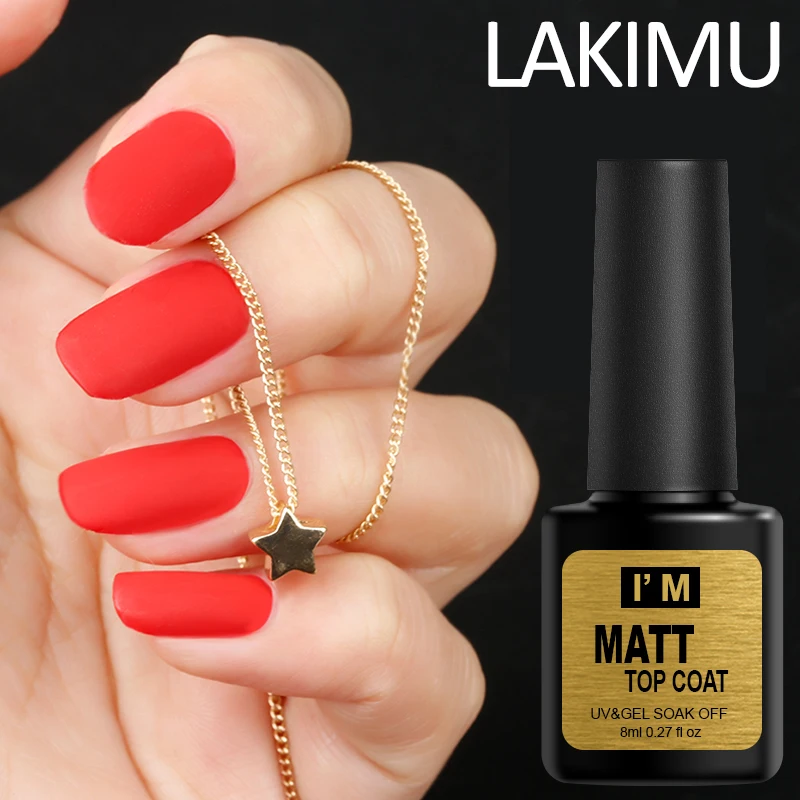 Lakimu Matte Top Coat UV Gel Nail Polish UV French Manicure Lucky Gel Varnish Soak Off Matt Top Coat Semi Permanent Gel Lacquer
Lakimu Matte Top Coat UV Gel Nail Polish UV French Manicure Lucky Gel Varnish Soak Off Matt Top Coat Semi Permanent Gel Lacquer