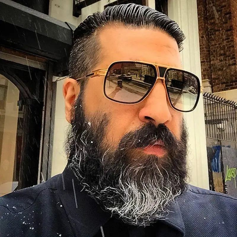 Big Metal Frame Square Men Sunglasses Flat size Women Gradient Glasses Brand Designer Eyewear Oculos De Sol Feminino With Cloth
Big Metal Frame Square Men Sunglasses Flat size Women Gradient Glasses Brand Designer Eyewear Oculos De Sol Feminino With Cloth