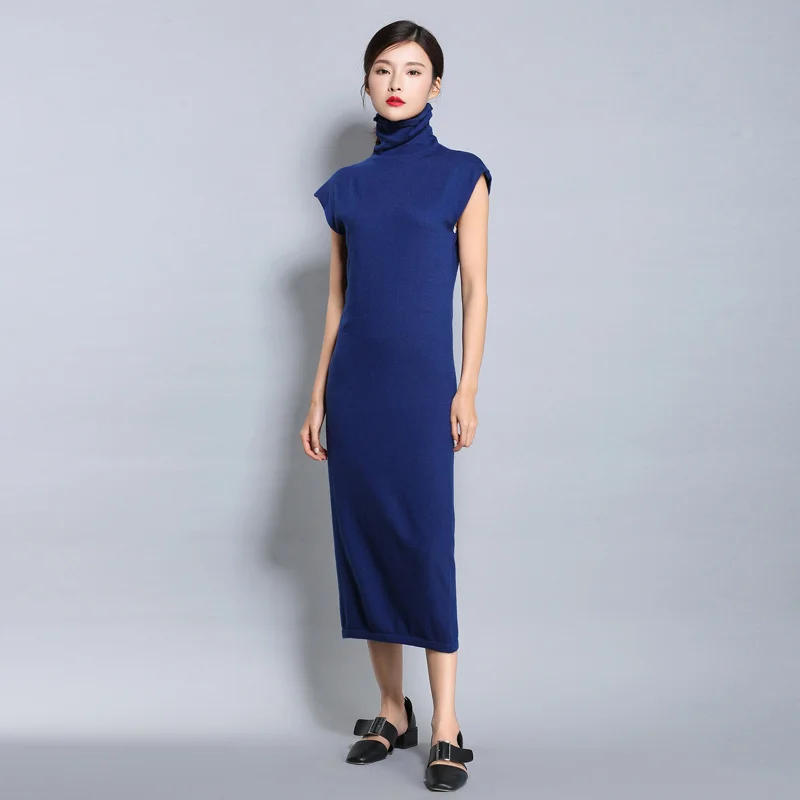 MERRILAMB Women's Cashmere Blend Dresses Autumn Female Turtleneck Knitted Sleeveless Fashion Solid Soft Comfortable Dresses
MERRILAMB Women's Cashmere Blend Dresses Autumn Female Turtleneck Knitted Sleeveless Fashion Solid Soft Comfortable Dresses