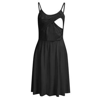 vetement femme 2019 Women's maternity pregnant clothes dress Sleeveless Dress Floral Solid Nursing Baby Dress Lady Clothes
vetement femme 2019 Women's maternity pregnant clothes dress Sleeveless Dress Floral Solid Nursing Baby Dress Lady Clothes