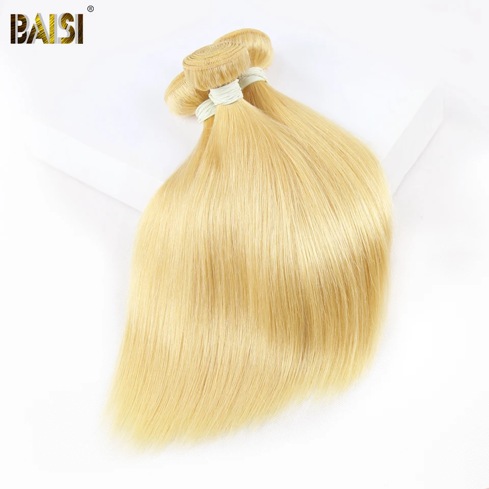 BAISI Hair Brazilian Straight 613 Blonde Colored Remy Hair Weave 100% Human Hair Extensions
BAISI Hair Brazilian Straight 613 Blonde Colored Remy Hair Weave 100% Human Hair Extensions