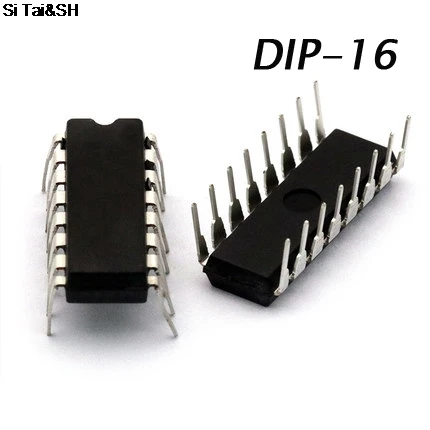 10Pcs CD4511 CD4511BE 4511 Cmos Bcd To 7 Segment Latch Decoder New Ic io