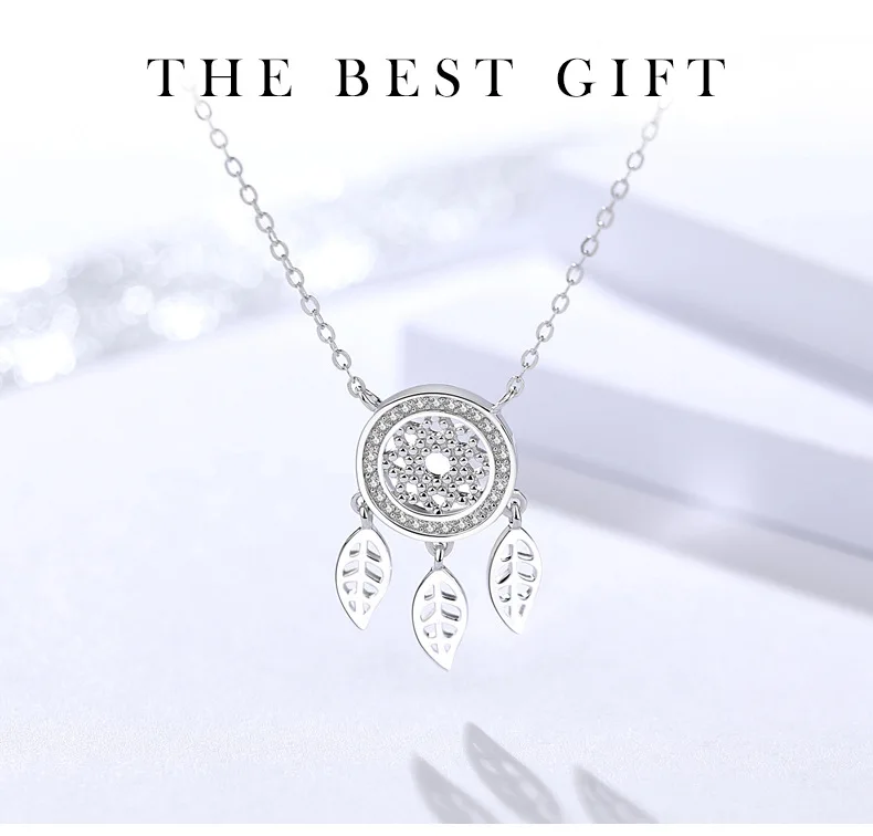 6 silver necklace for women