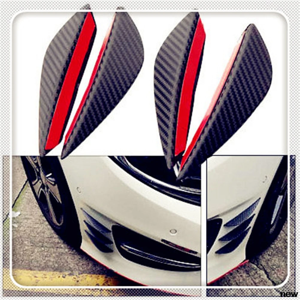4Pcs Black Carbon Fiber Car Spoiler Canards Front Bumper Fin Body Kit forAudi A4 Avant A4 Cabriolet A6L A8L TT TTS Any Cars
4Pcs Black Carbon Fiber Car Spoiler Canards Front Bumper Fin Body Kit forAudi A4 Avant A4 Cabriolet A6L A8L TT TTS Any Cars