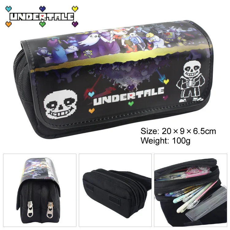 New Arrival Undertale Canvas Double Zipper Pencil Bag Anime Pencil Case Kids Girl Gift Stationery Container School Supplies
New Arrival Undertale Canvas Double Zipper Pencil Bag Anime Pencil Case Kids Girl Gift Stationery Container School Supplies