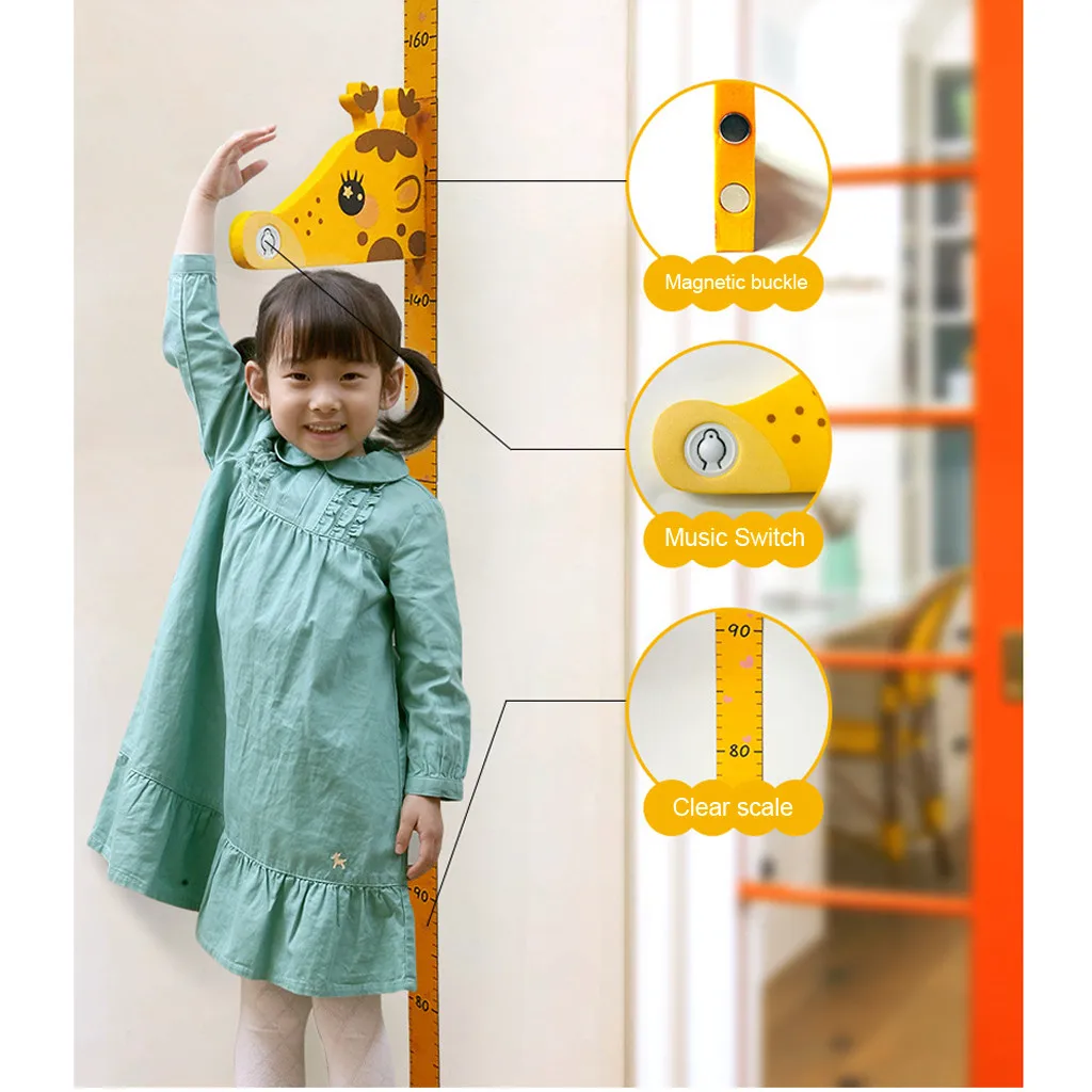 Removable Children 3D Height Chart Measure Wall Sticker Decal For Kids Baby Room Wall Sticker Decoration adesivo de parede
Removable Children 3D Height Chart Measure Wall Sticker Decal For Kids Baby Room Wall Sticker Decoration adesivo de parede