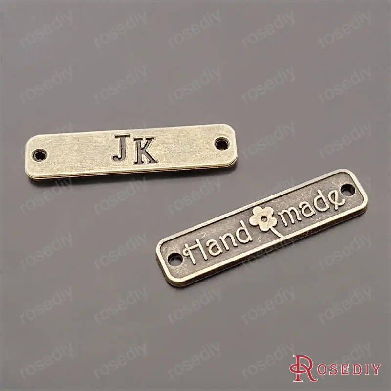 Wholesale 25*6mm Antique Bronze Plated Handmade Rectangle Zinc Alloy 2 Holes Word Tag Diy Jewelry Findings 50 pieces(JM7533)
Wholesale 25*6mm Antique Bronze Plated Handmade Rectangle Zinc Alloy 2 Holes Word Tag Diy Jewelry Findings 50 pieces(JM7533)