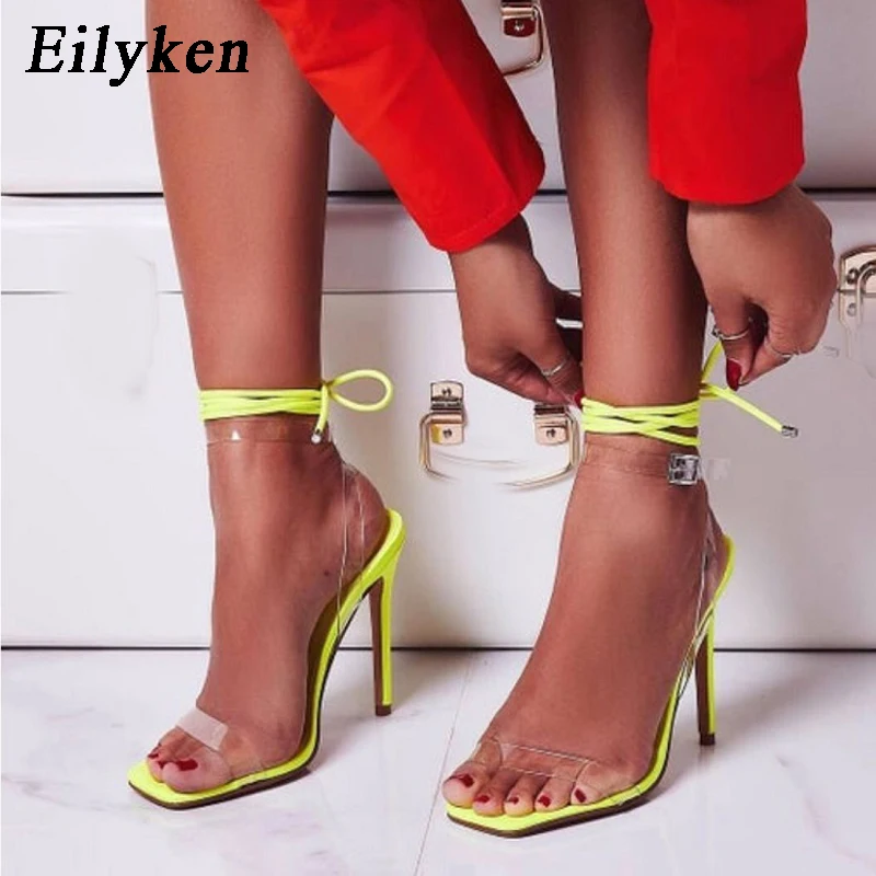 Eilyken Fashion Lace-Up Women Sandals Summer High Heels Peep Toe Shoes Female Thin Heel Buckle Strap Sandals Green Black
Eilyken Fashion Lace-Up Women Sandals Summer High Heels Peep Toe Shoes Female Thin Heel Buckle Strap Sandals Green Black