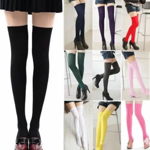 Fashion Women Girls Candy Stockings Cable Knit Long Stockings Over Knee Thigh High School Girl Solid Stocking
Fashion Women Girls Candy Stockings Cable Knit Long Stockings Over Knee Thigh High School Girl Solid Stocking