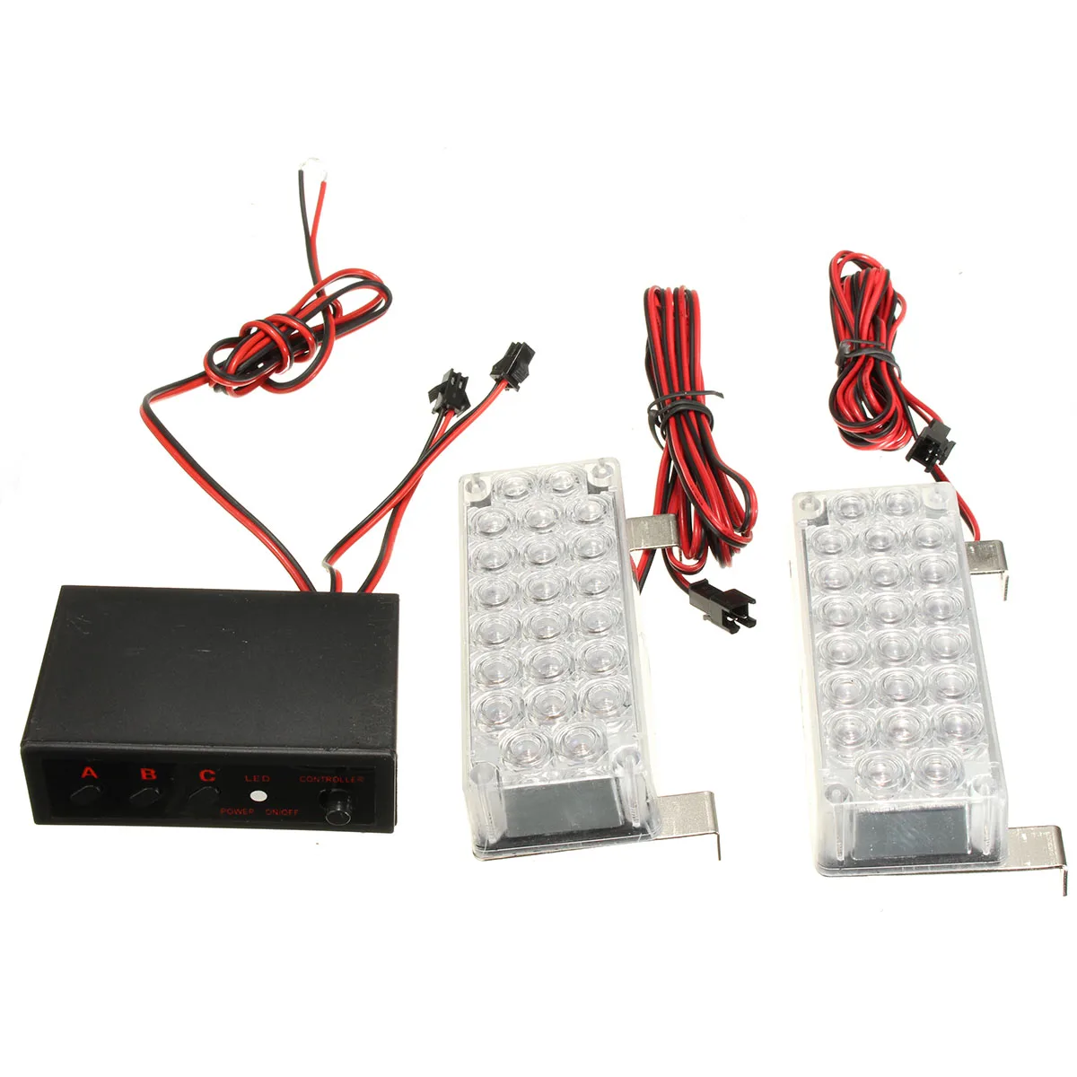2 Pcs 22 LED Car Light Lamp Blasting Flash 3 Flashing lights Flashing Modes Strobe Emergency Bright
2 Pcs 22 LED Car Light Lamp Blasting Flash 3 Flashing lights Flashing Modes Strobe Emergency Bright