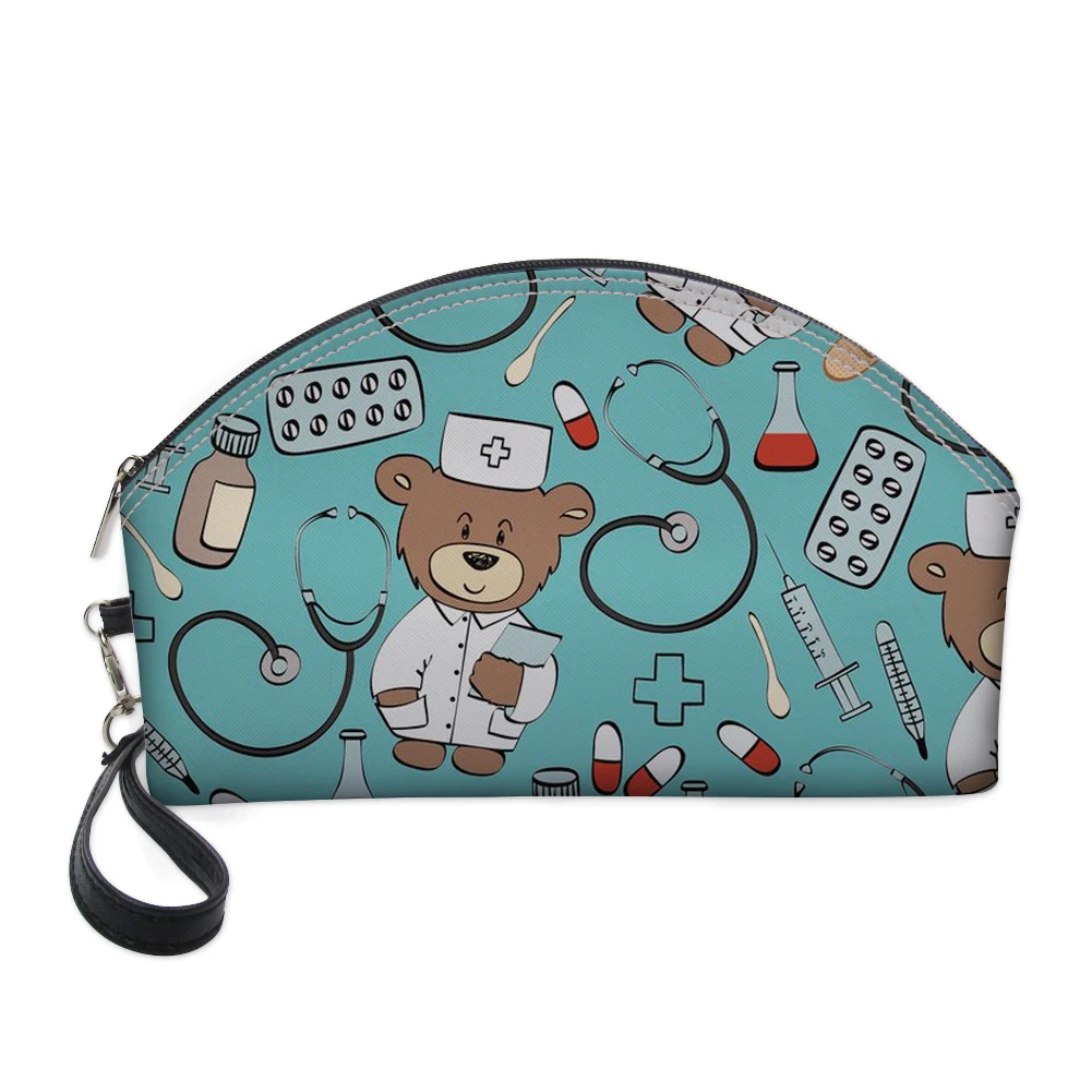 FORUDESIGNS Cute Nurse Bear Printing Cosmetic Bag Women Travel Make up Toiletry Bags Makeup Handbag Organizer Case Kits Storage
FORUDESIGNS Cute Nurse Bear Printing Cosmetic Bag Women Travel Make up Toiletry Bags Makeup Handbag Organizer Case Kits Storage