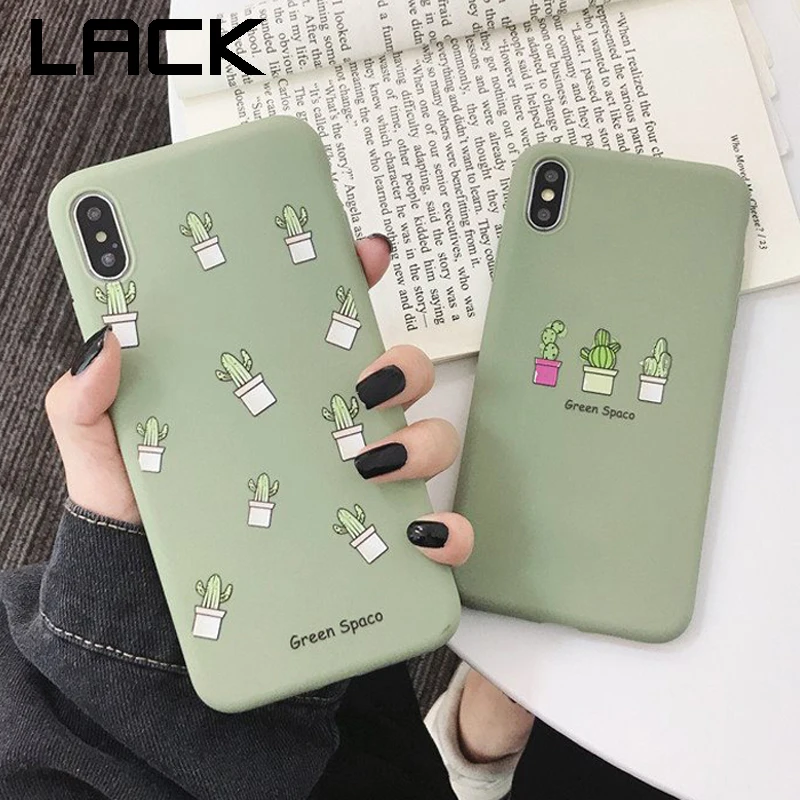 LACK Cute Green Cactus Potted Plant Soft Matte Cases For iphone 7 6 6S 8 Plus X Couples Phone Case Back Cover Capa Coque
LACK Cute Green Cactus Potted Plant Soft Matte Cases For iphone 7 6 6S 8 Plus X Couples Phone Case Back Cover Capa Coque