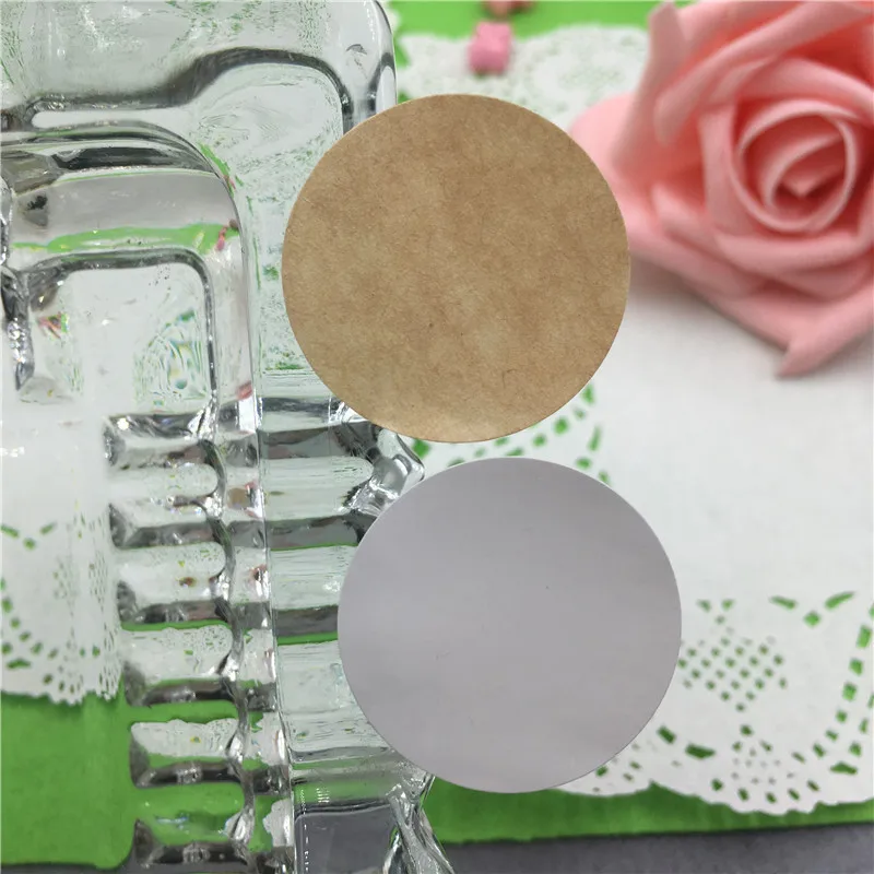 100Pcs/Lot Diameter 3/4cm Round Paper Self-adhesive Sticker Blank White Brown Sealing Labels For Envelop Cup Marking Jewelry Box
100Pcs/Lot Diameter 3/4cm Round Paper Self-adhesive Sticker Blank White Brown Sealing Labels For Envelop Cup Marking Jewelry Box