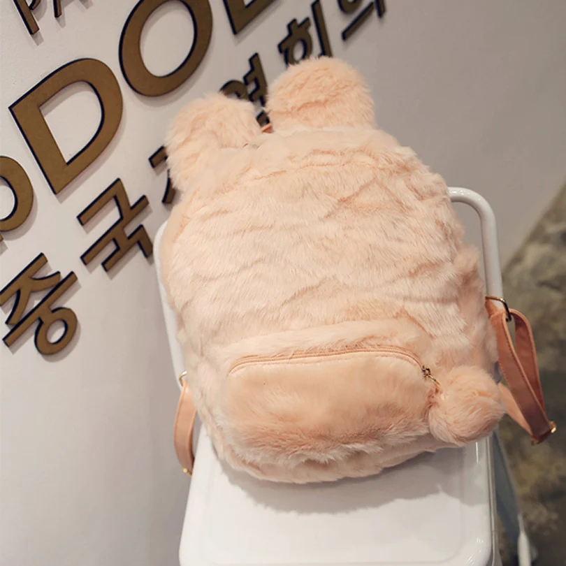 2017 Winter Women Cartoon Faux Fur Small Backpacks Children Cute Ear School Bags For Teenagers Mini Daypack Escolar
2017 Winter Women Cartoon Faux Fur Small Backpacks Children Cute Ear School Bags For Teenagers Mini Daypack Escolar