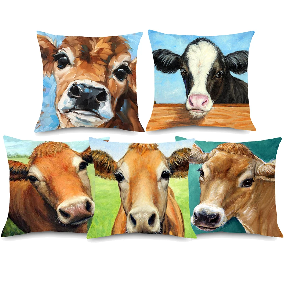 Watercolor Painting Farm Cattle Sheep Pig Cushion Cover Beige Linen Animal Happy Family Home Decorative Pillows Cover
Watercolor Painting Farm Cattle Sheep Pig Cushion Cover Beige Linen Animal Happy Family Home Decorative Pillows Cover