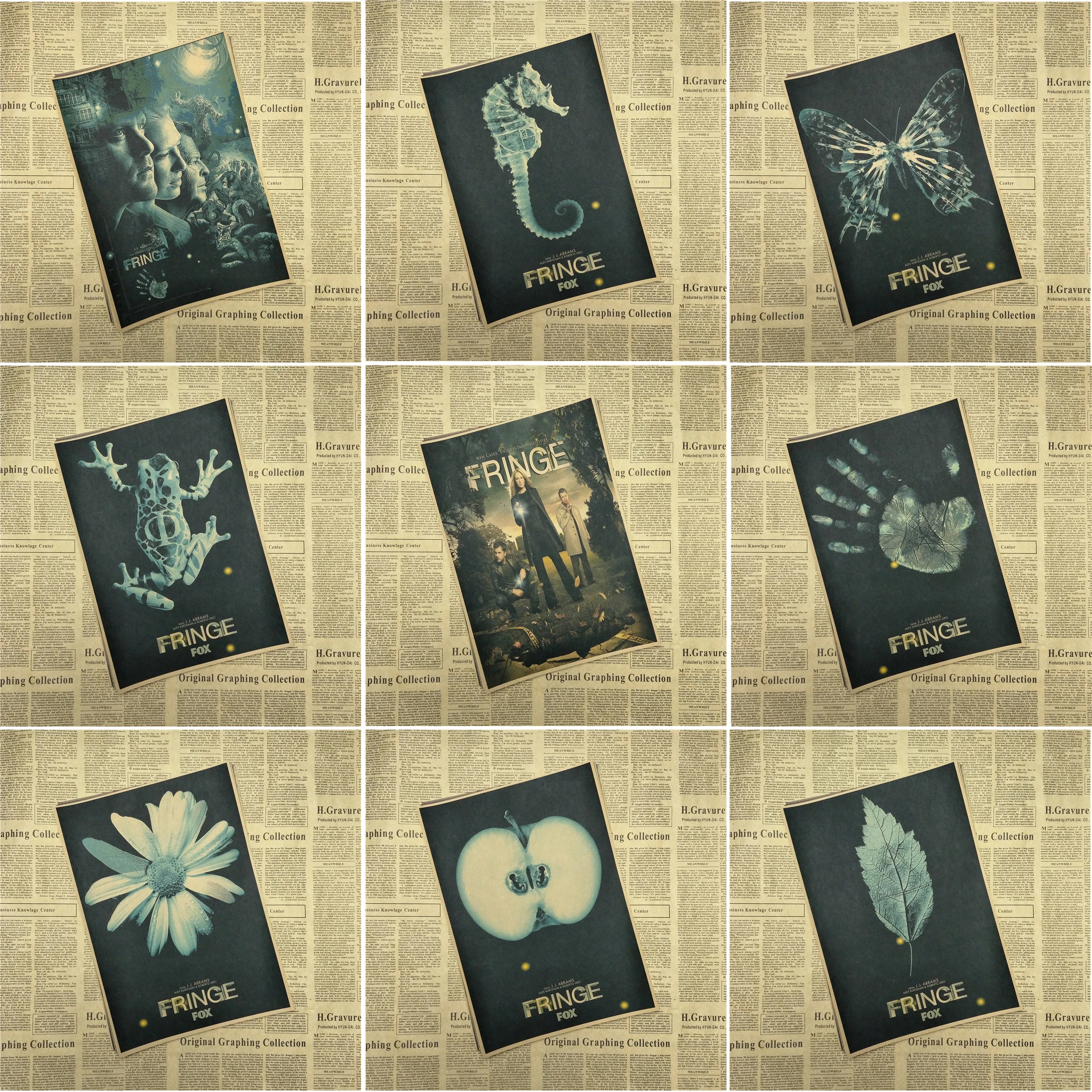 Fringe Poster Vintage Poster simple creative wall sticker personality American Cafe Bar Poster retro Poster wallpaper 42X30CM
Fringe Poster Vintage Poster simple creative wall sticker personality American Cafe Bar Poster retro Poster wallpaper 42X30CM