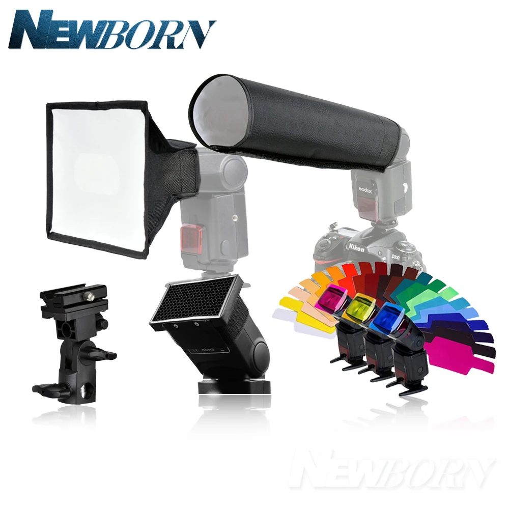 15 x 17cm Flash Diffuser Softbox+B Type stand+Snoot +20 colour Gels Filter Card+Honeycomb Grid for Canon Nikon Yongnuo Godox
15 x 17cm Flash Diffuser Softbox+B Type stand+Snoot +20 colour Gels Filter Card+Honeycomb Grid for Canon Nikon Yongnuo Godox